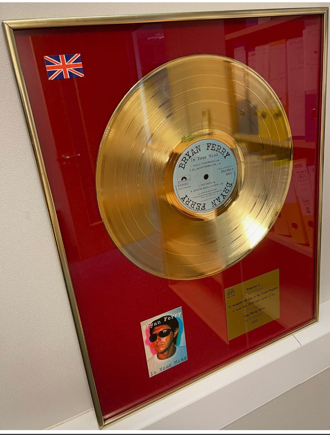 In Your Mind Gold Record Award 1977 - photo.jpg